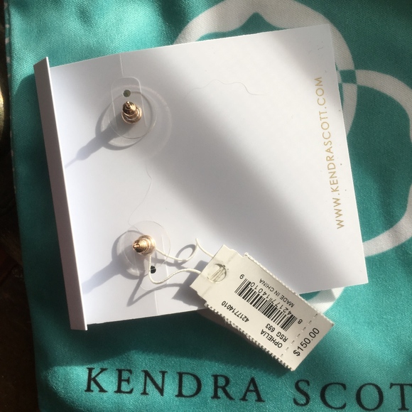 Kendra Scott Ophelia Earrings Radiant Iridescent - Picture 4 of 6