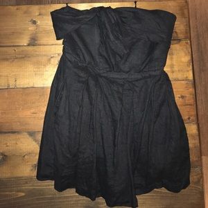 BCBG Black Lenin Romper