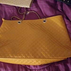 Yellow hand bag