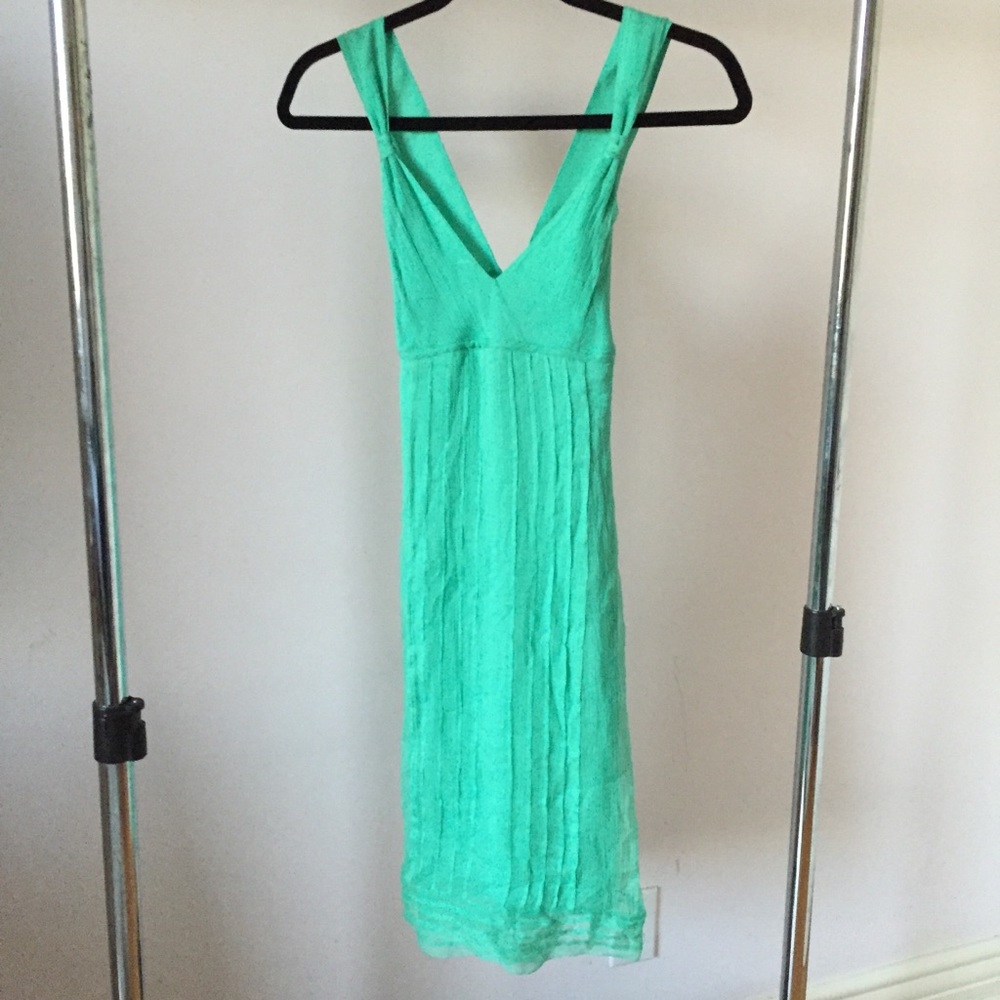 Ted Baker Seafoam Crepe Silk Dress