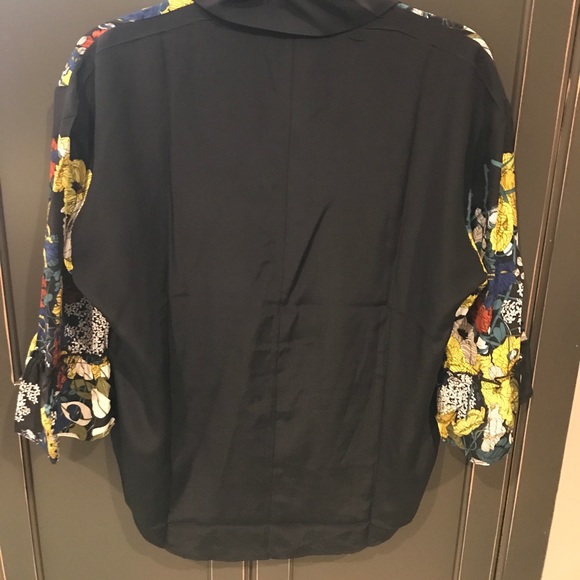 Sandro silk print blouse - Picture 5 of 6