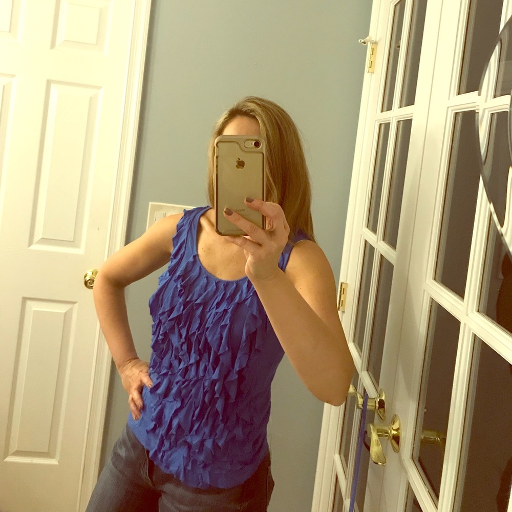 Michael Kors ruffle top- small