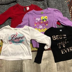 Long sleeve girls shirts