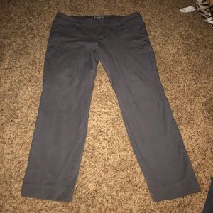 Old navy pixie cut grey ankle pants