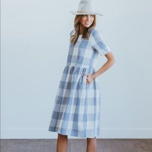 Clad and cloth gingham dress