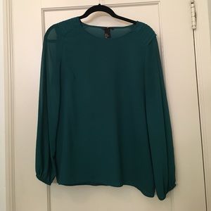 Emerald Green Blouse