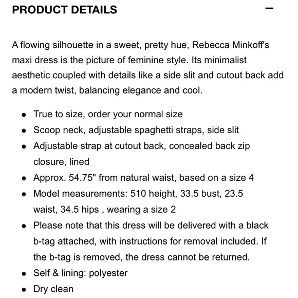 Rebeca minkoff dress - Picture 8 of 8