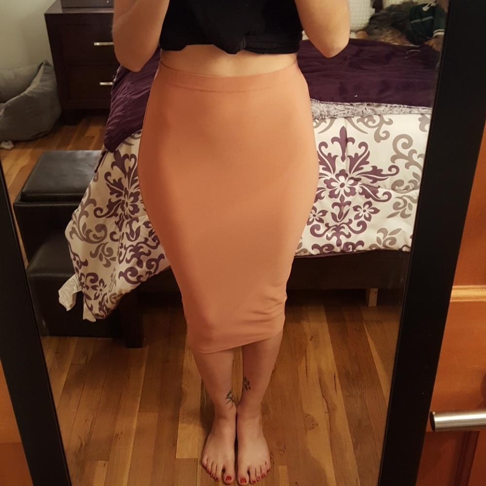 Boohoo midi skirt