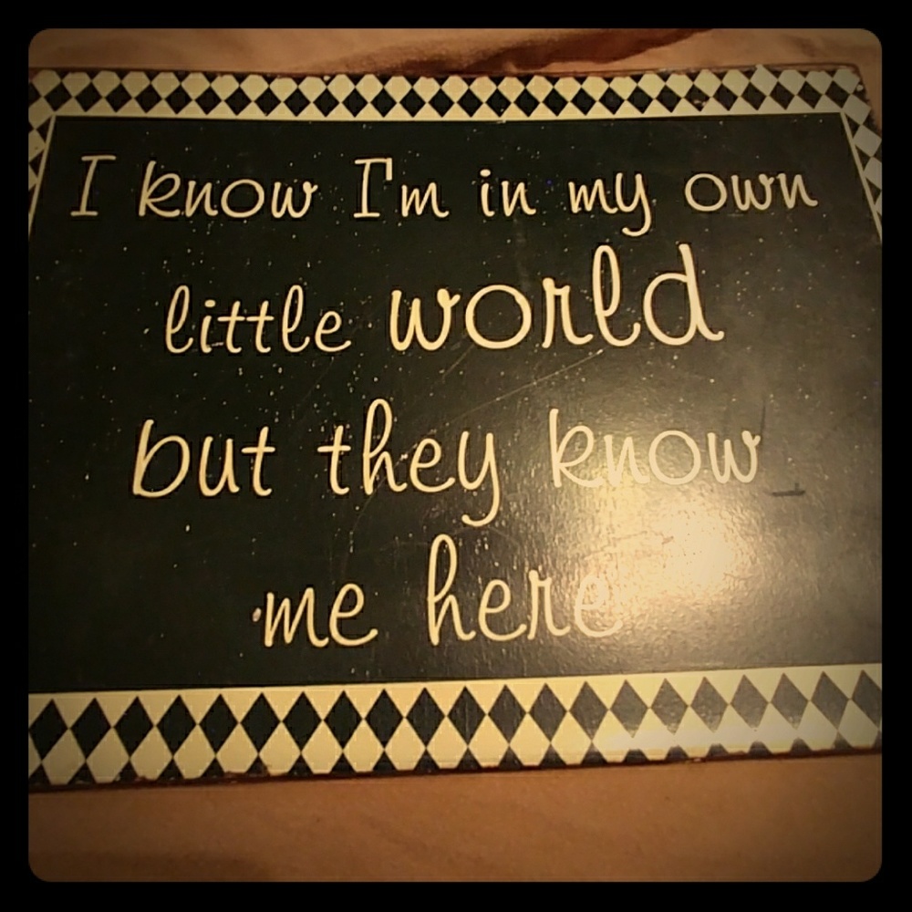 Metal sign