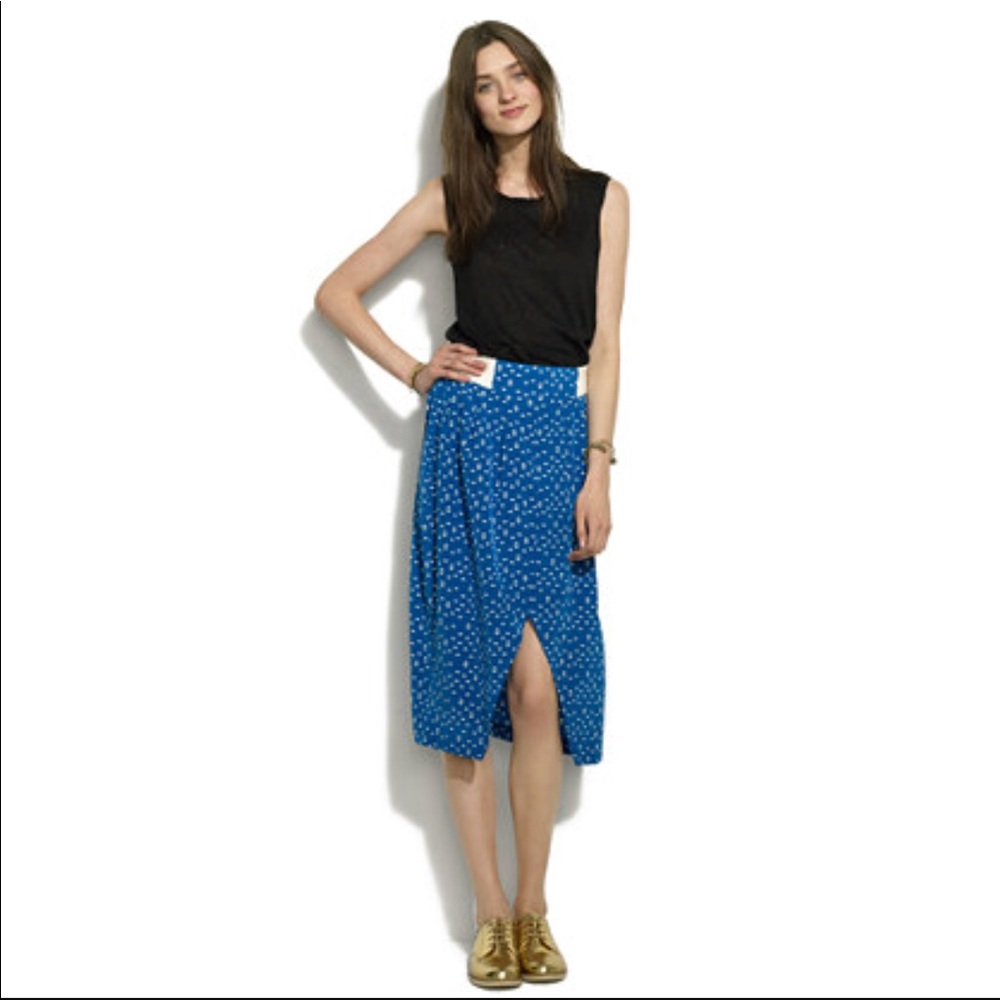 Lauren Moffatt Doubles cutaway skirt