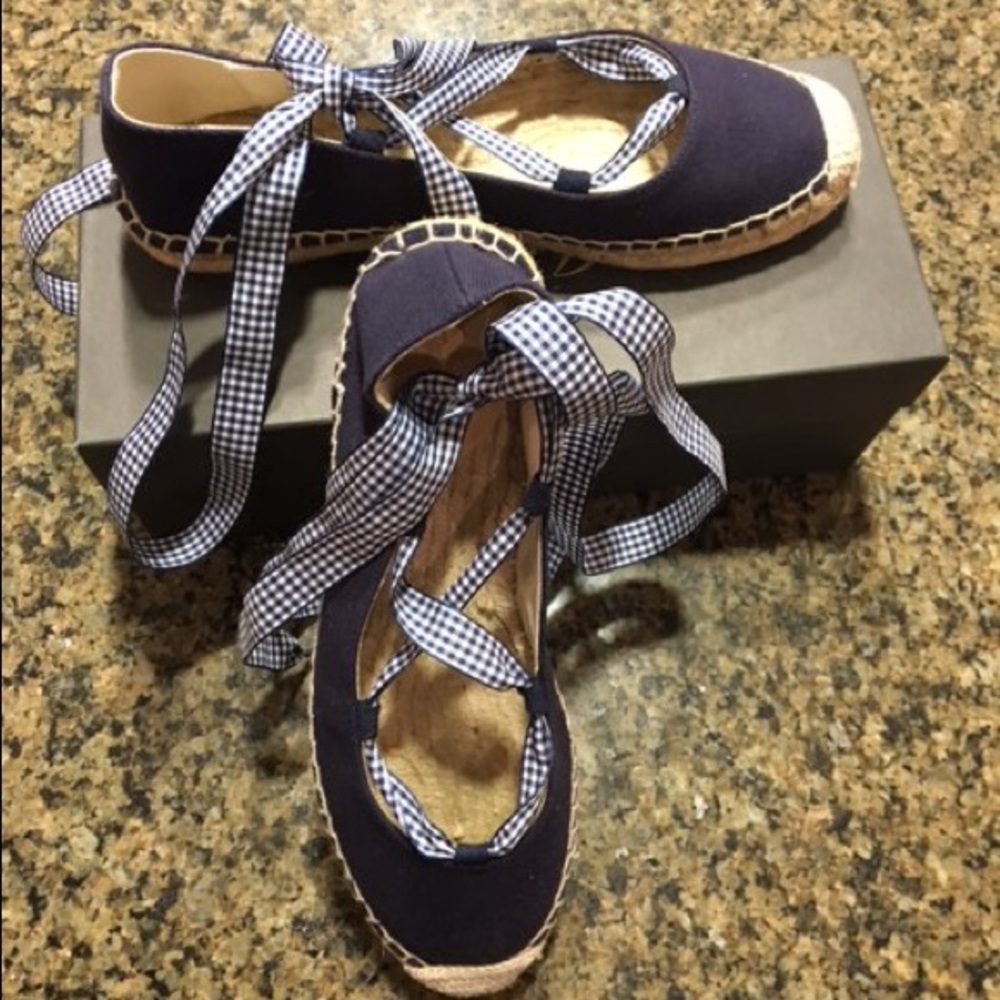 J. Crew Lace-Up Espadrilles