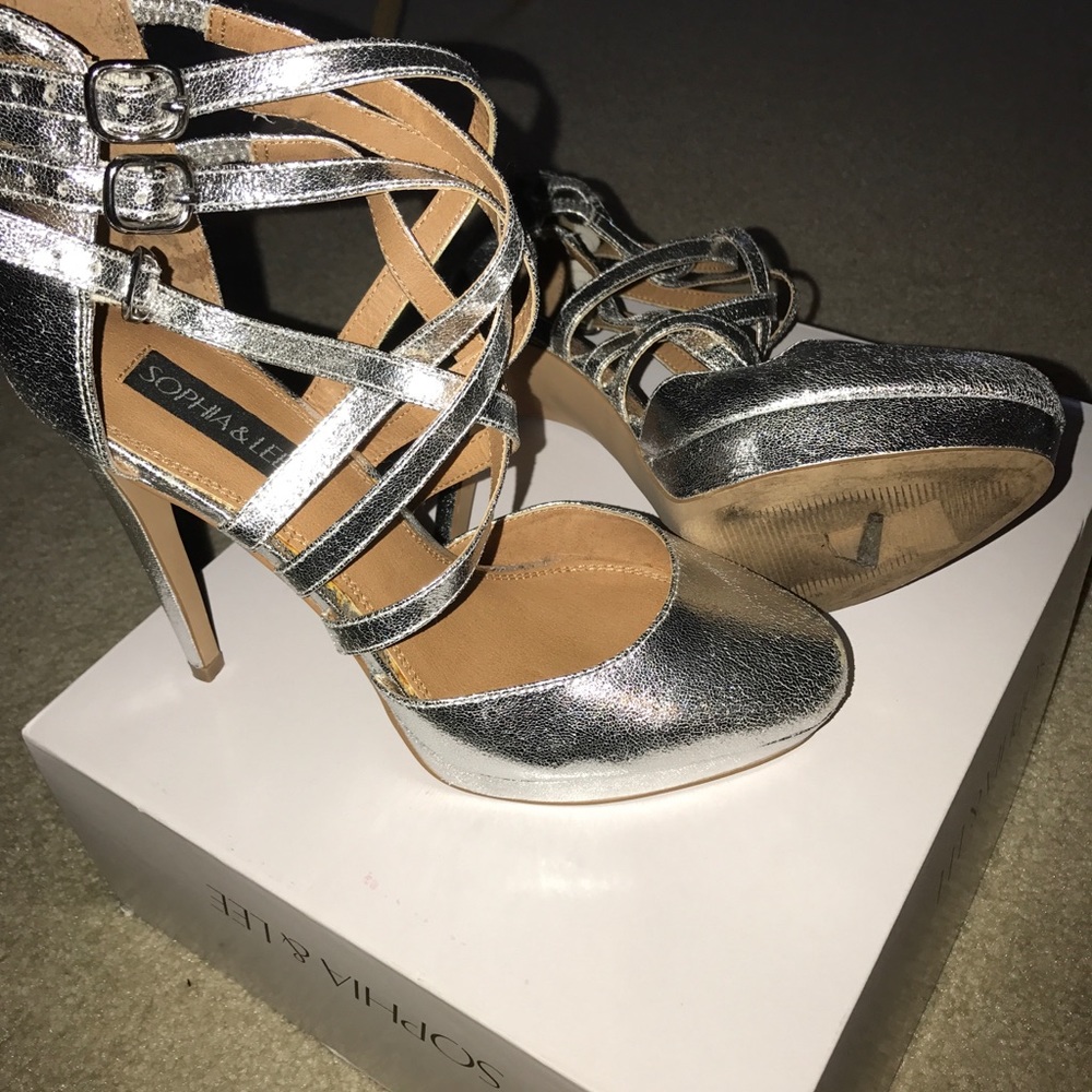 Silver heels