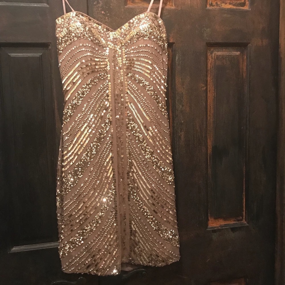 Strapless Arden B sparkly dress NWT