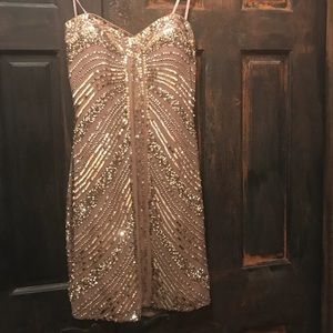 Strapless Arden B sparkly dress NWT
