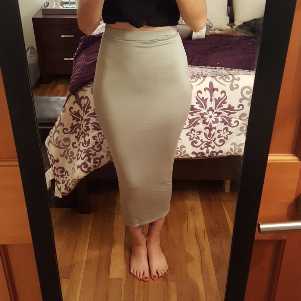 Missguided midi skirt