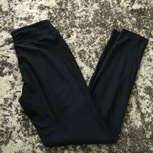 Lularoe os leggings solid black
