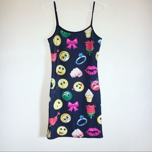 No longer available-Emoji Dress ❤️😂😊🙅🏻😵👄💋