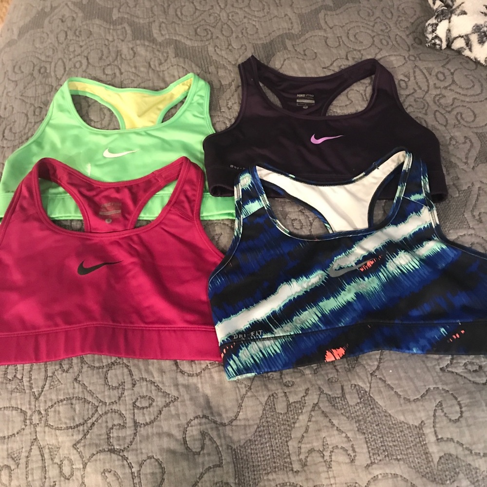 4 Nike Dri-Fit Sports Bras