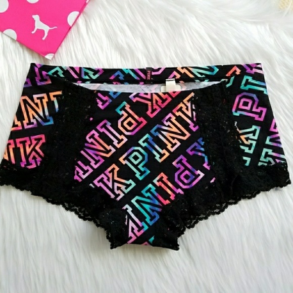 PINK Victoria's Secret Other - Victoria's Secret PINK Logo Boyshort Panties New 