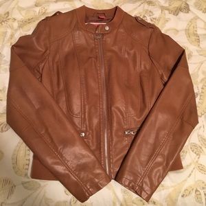Chestnut Leather Jacket