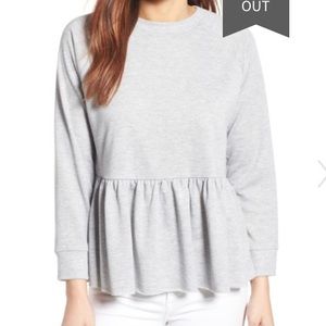 Peplum Sweatshirt