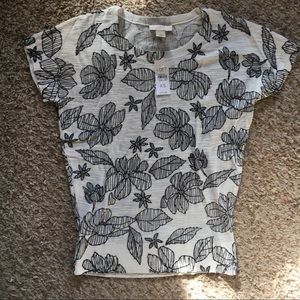 NWT Loft outlet short sleeved sweater