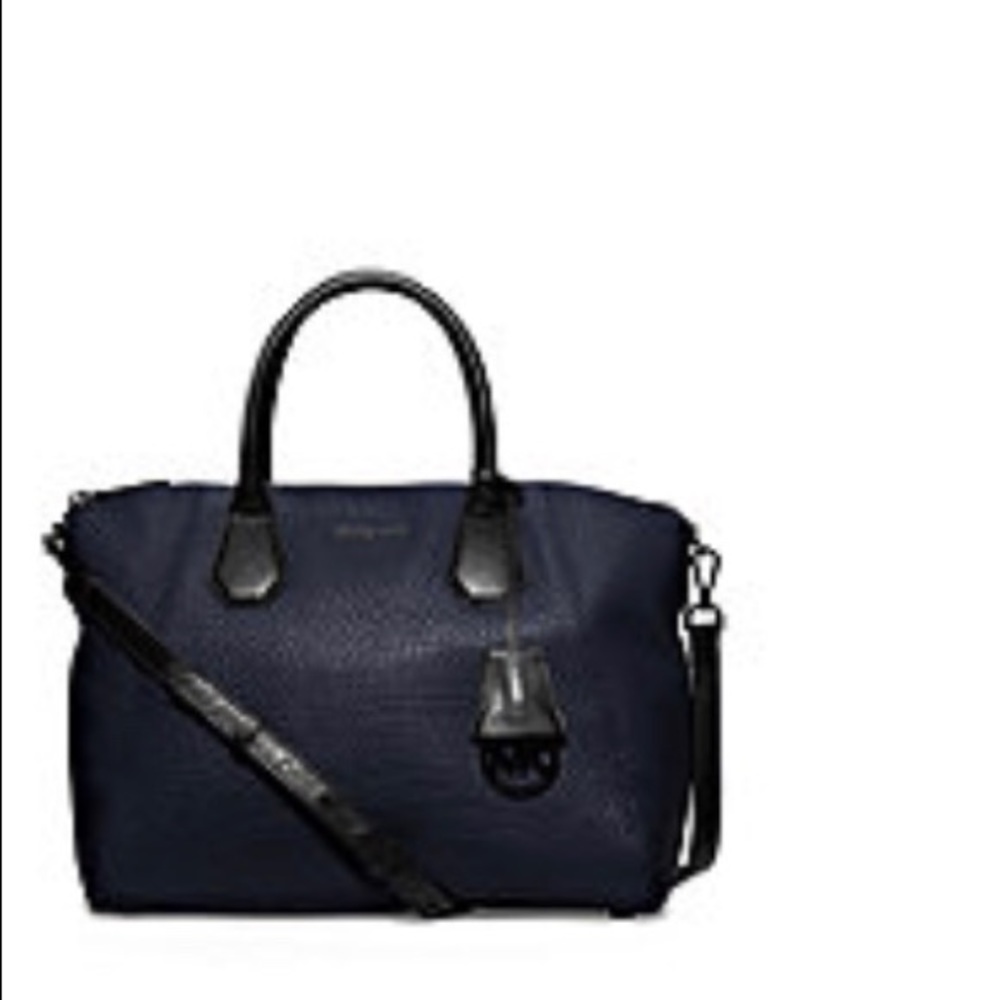Large MK Navy Purse