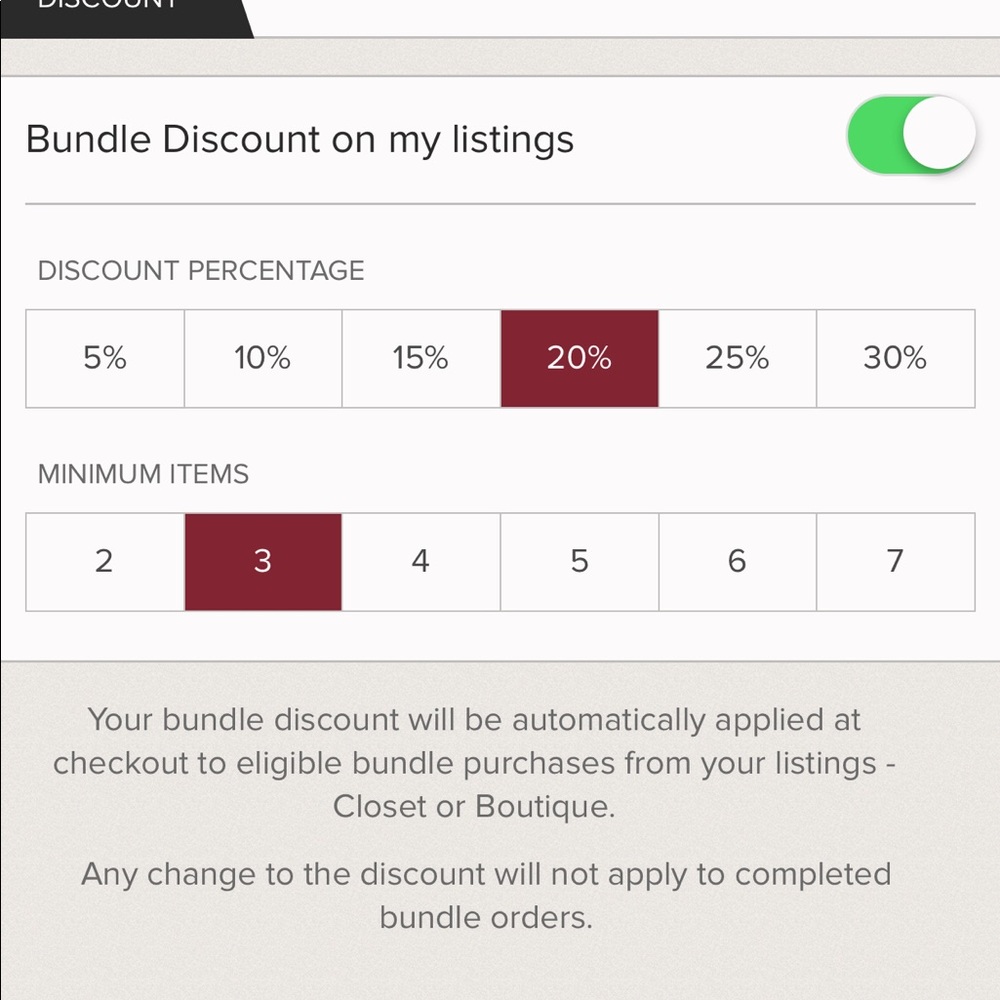 New bundle discount!