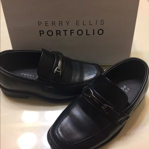 Black Toddler Boy Dress Shoes