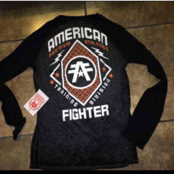 NWT AMERICAN FIGHTER LONG SHIRT SIZE M - Picture 2 of 2