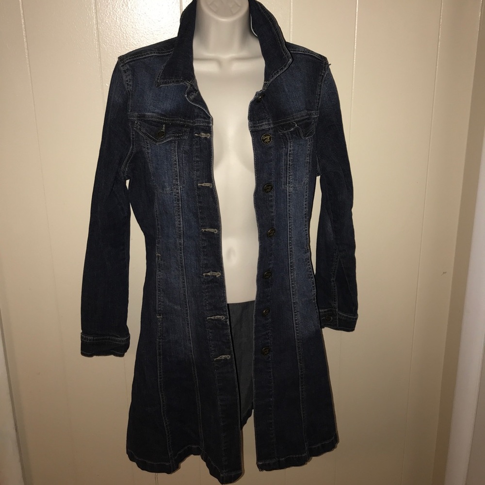 Denim Trench Jacket/Coat/Dress SzS