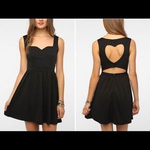 Large heart back dress