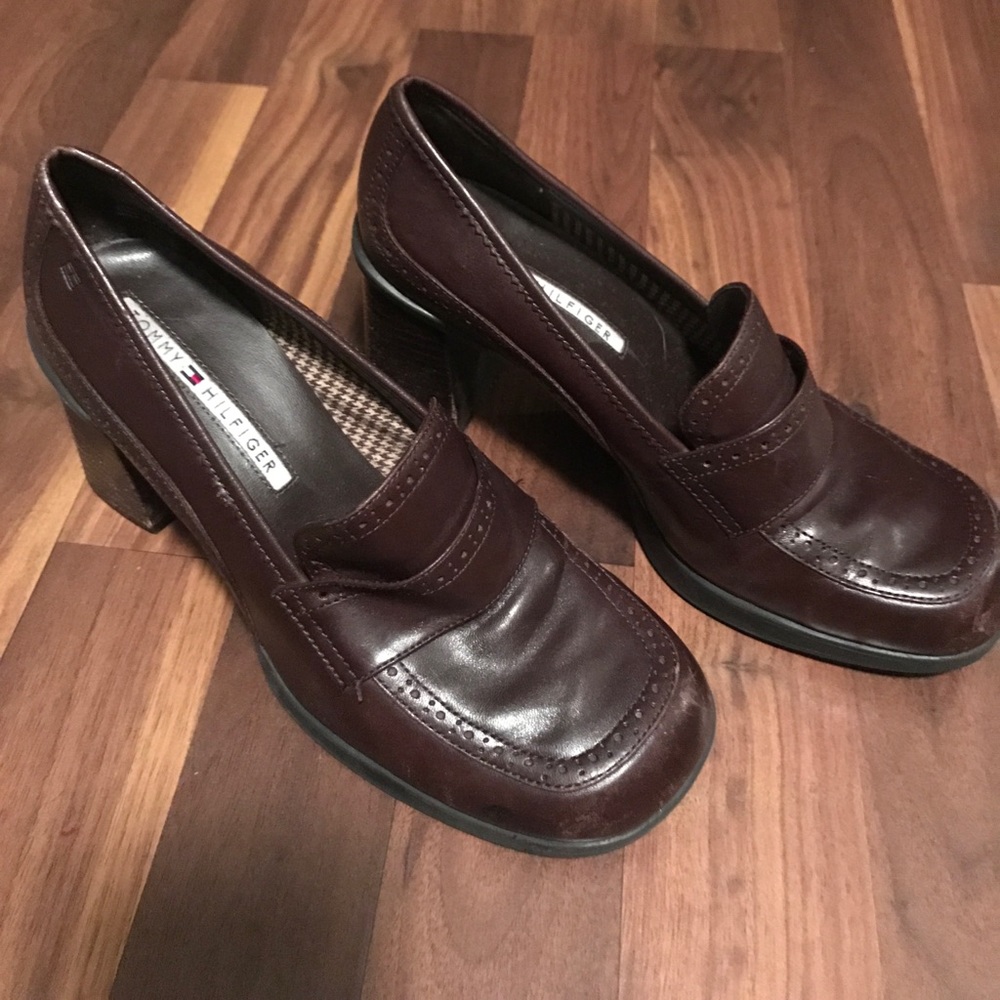 Brown Tommy Hilfiger dress shoes