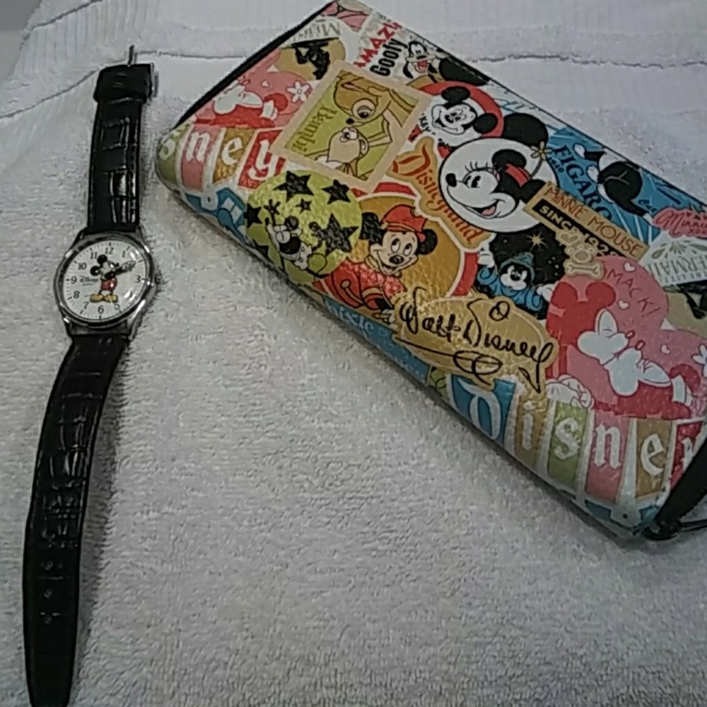 Disney Wallet & Mickey Mouse Watch