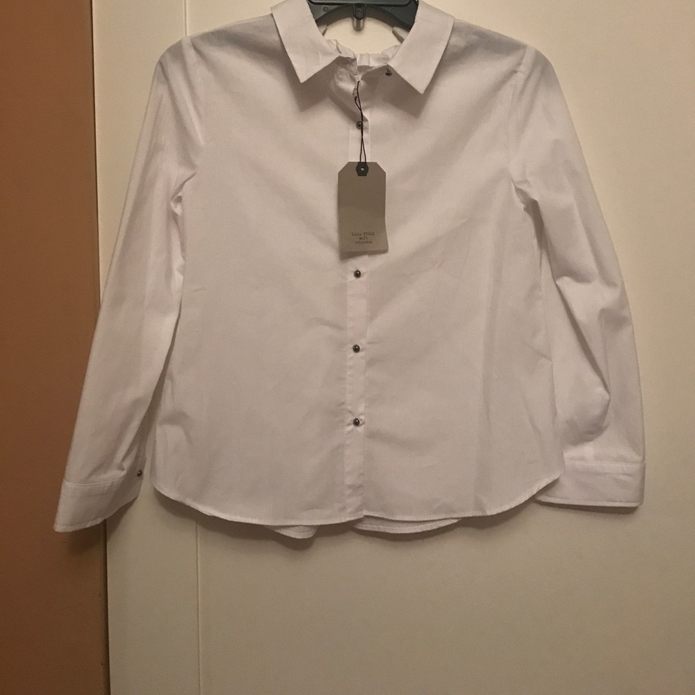 White button-down dress shirt (kids)