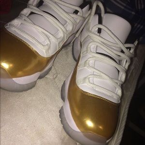 Gold  Jordan 11s