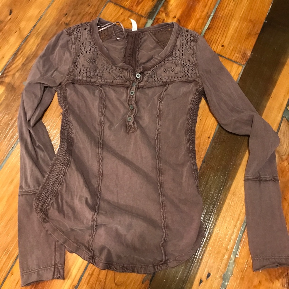 Free people long sleeve shirt