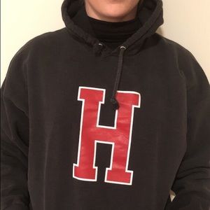 Harvard hooded sweater