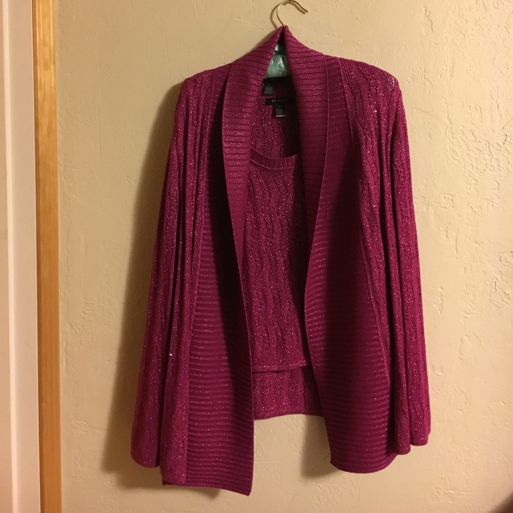 St. John Tank & Sweater Twinset