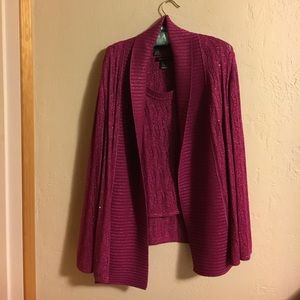 St. John Tank & Sweater Twinset