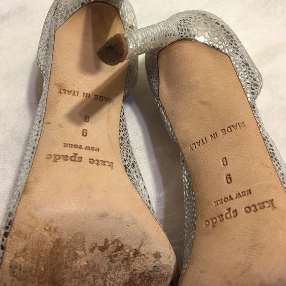 💕Kate Spade Silver and Pink Pumps Size 9B - Picture 7 of 8