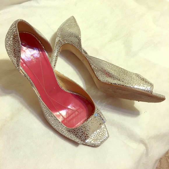 💕Kate Spade Silver and Pink Pumps Size 9B - Picture 8 of 8