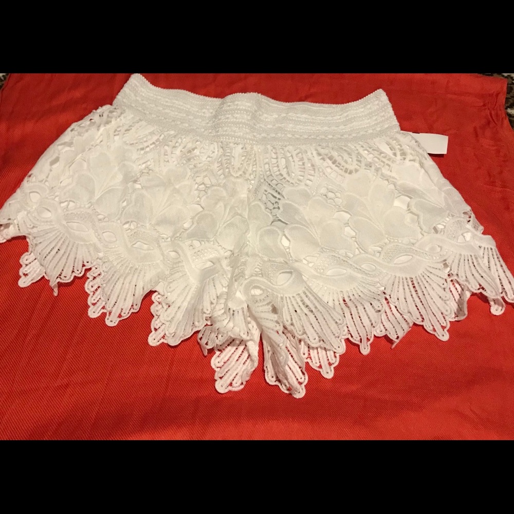 BRAND NEW White Shorts