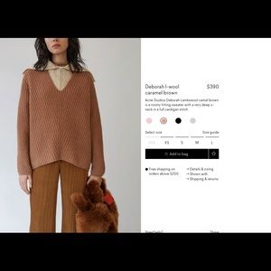 Acne studios sweater