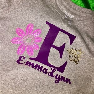 CUSTOM CHILDRENS TOPS- long sleeve or short sleeve