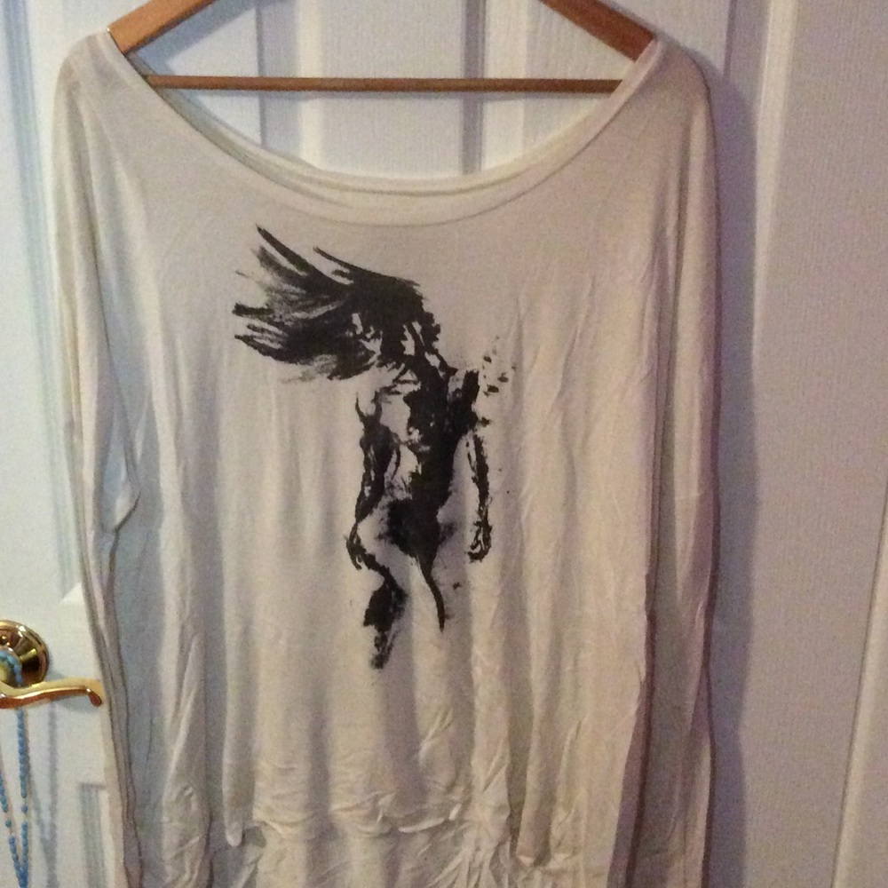 A&F Cream Long Sleeve