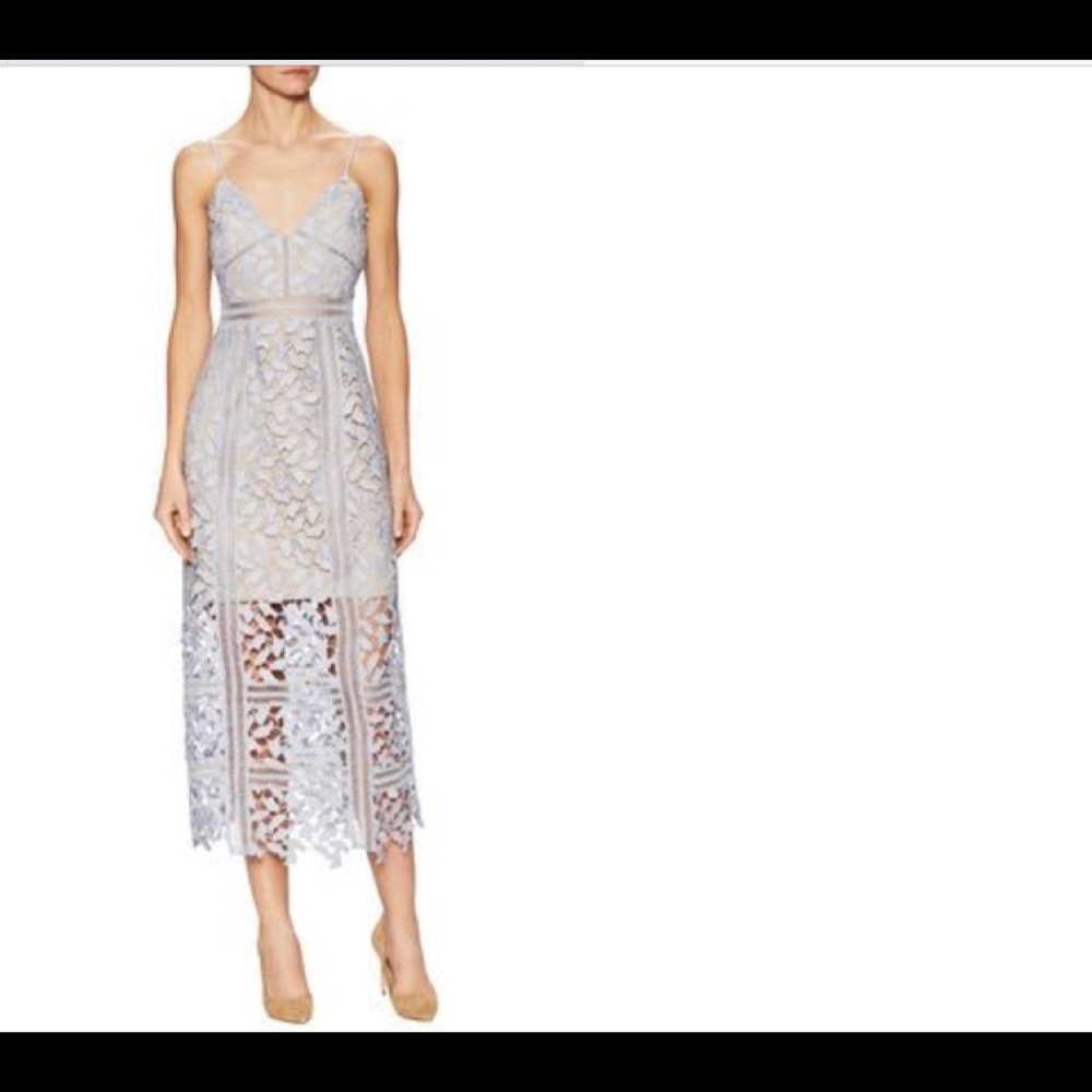 Few Moda Fairy Floral Lace Midi Dress