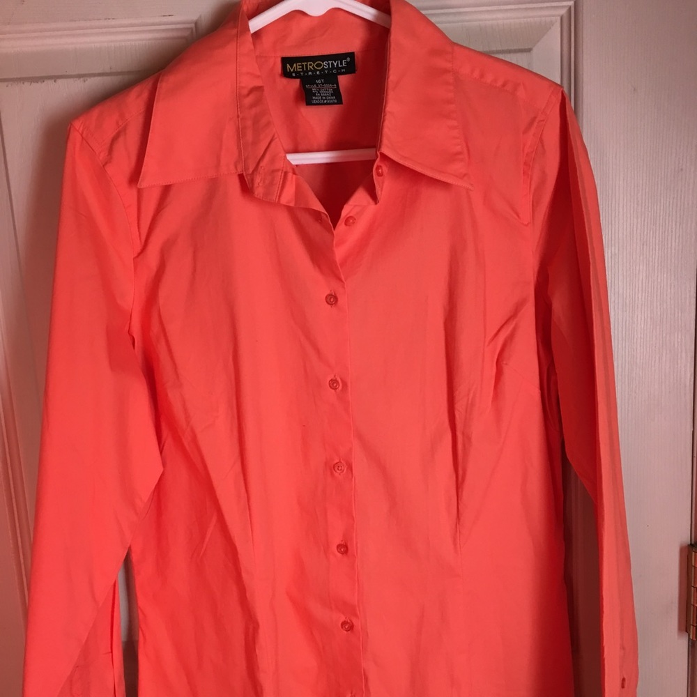 Metro style button up shirt.