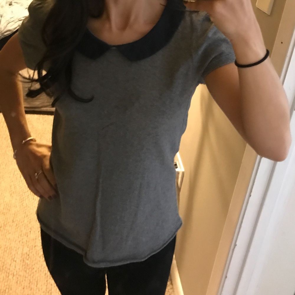 Free people collar Tshirt