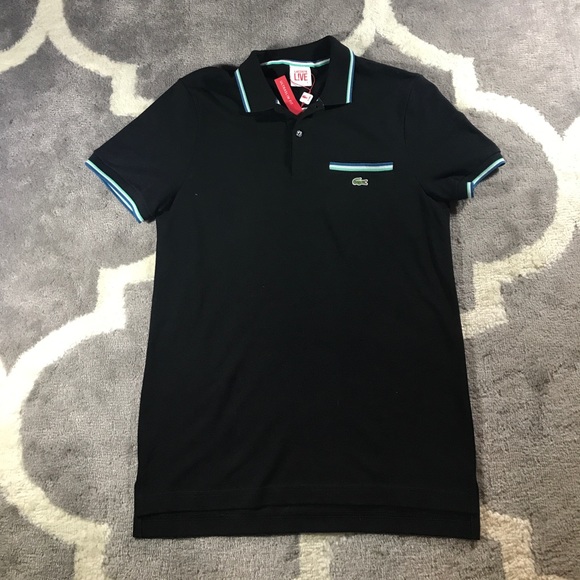Lacoste Other - NWT Lacoste Live men’s black polo shirt